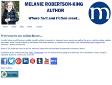Tablet Screenshot of melanierobertson-king.com
